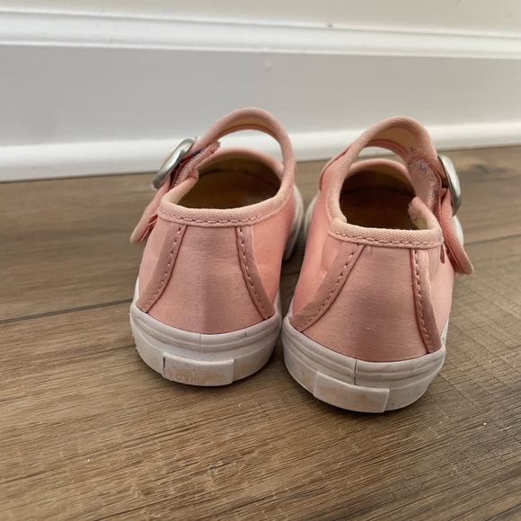 Vans Toddler Mary Jane Sneakers in Pink and White - Picture 4 of 11